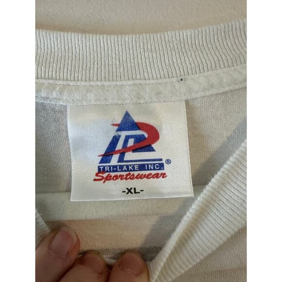 Vintage Y2K Tri Lake Sportswear Duke Carolina House Divided Shirt Sleeve Tee XL - Picture 3 of 4